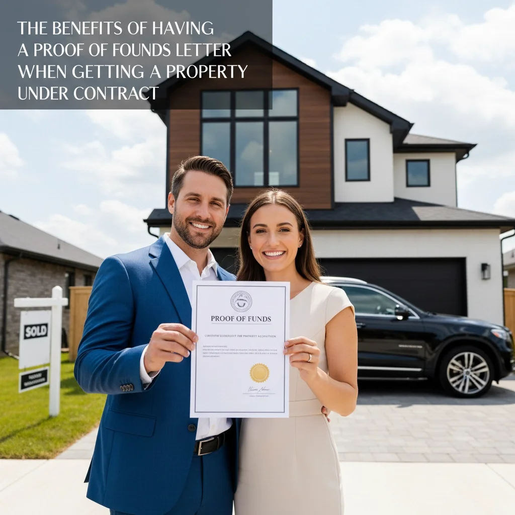 The Benefits of Having a Proof of Funds Letter When Getting a Property Under Contract