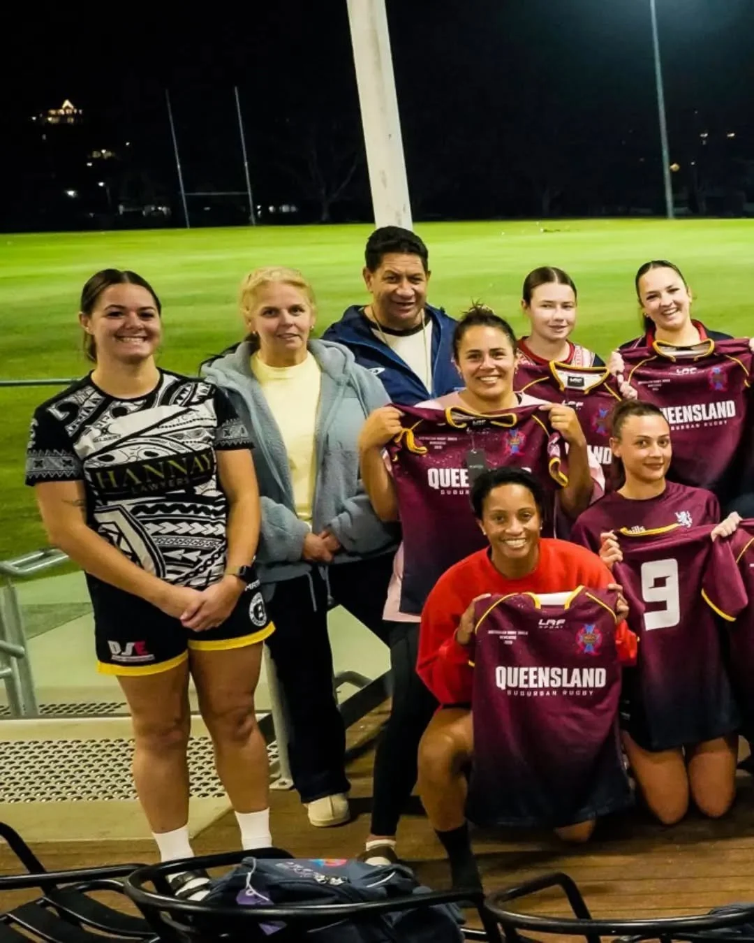 @queensland_suburban_rugbyunion Women's Jersey Presentation before they fly out to Newcastle tomorrow ✈️🏉😊