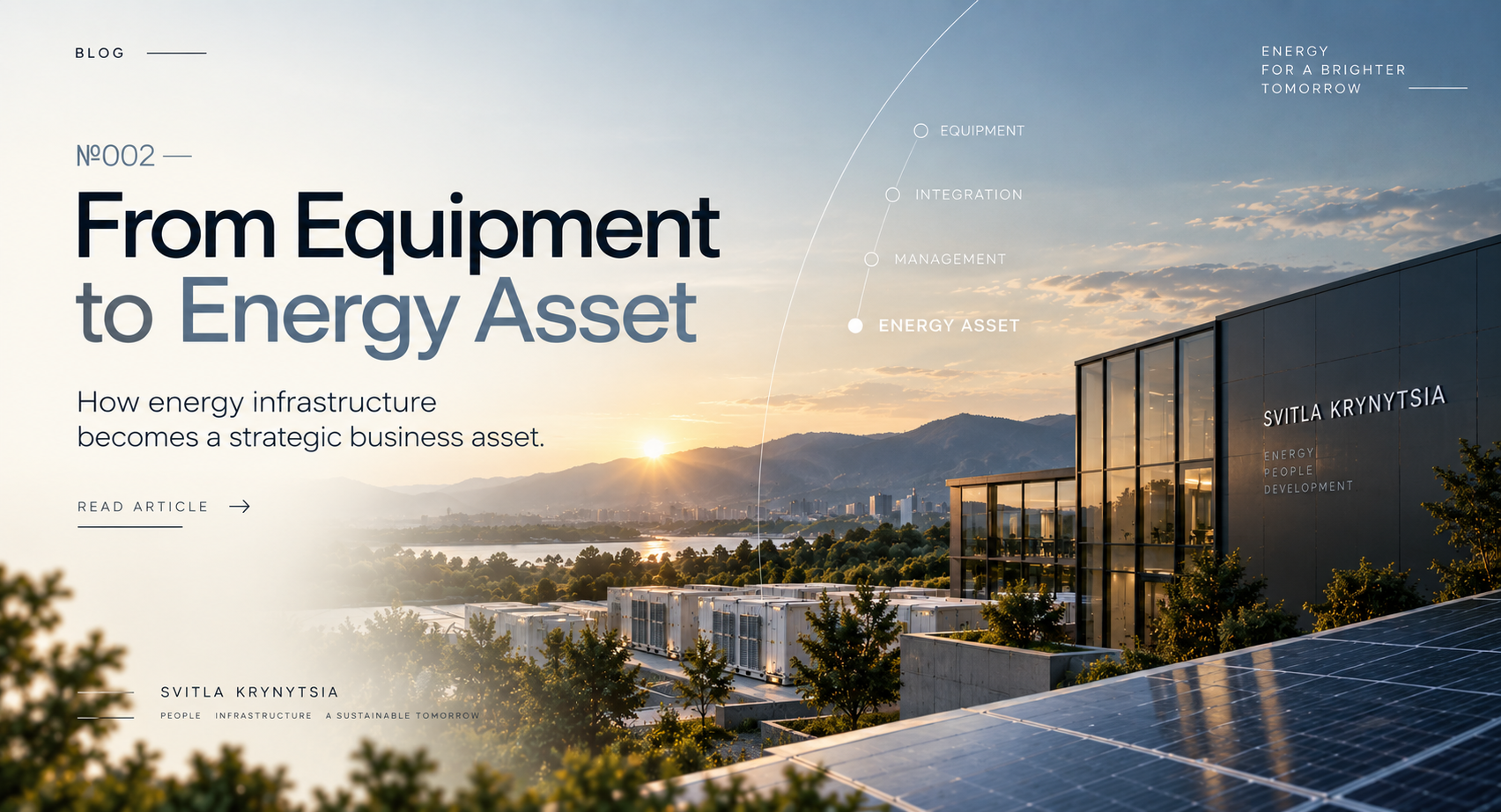 SKCP-002. From Equipment to Energy Asset