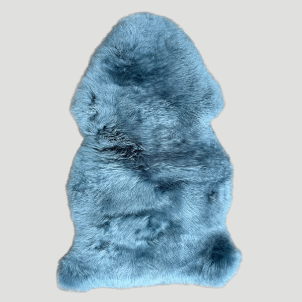 HEIDE-Lammfell Jeansblau