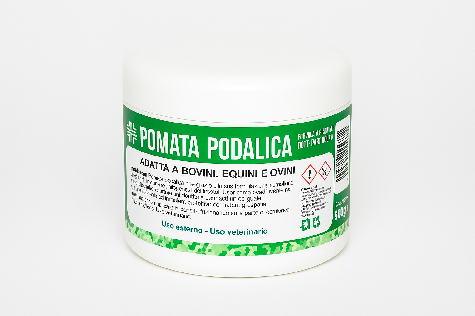 Pomata podalica, indicato per bovini, equini e ovini.