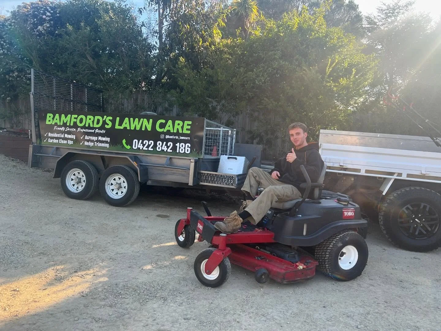 Tired of spending your weekends behind on a mower? If so I&rsquo;m here to help! 

Don&rsquo;t hesitate to call me on 0422842186 for a hassle free quote.
Cheers 🙂