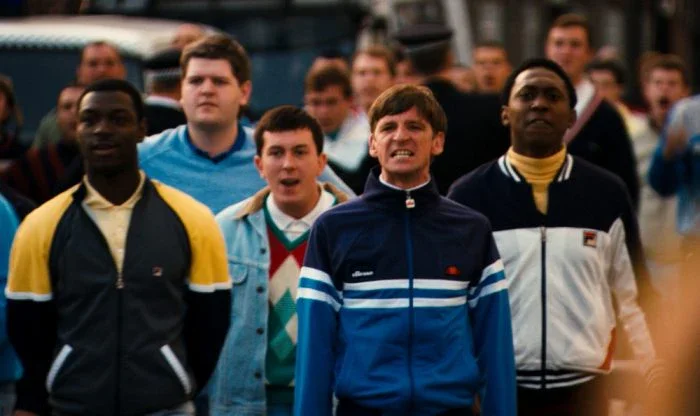 Bex (Paul Anderson) in Ellesse Rimini track top.   © The Firm 2009 