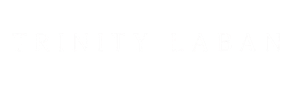 Text that reads 'TRINITY LABAN' in bold, white letters on a black background.
