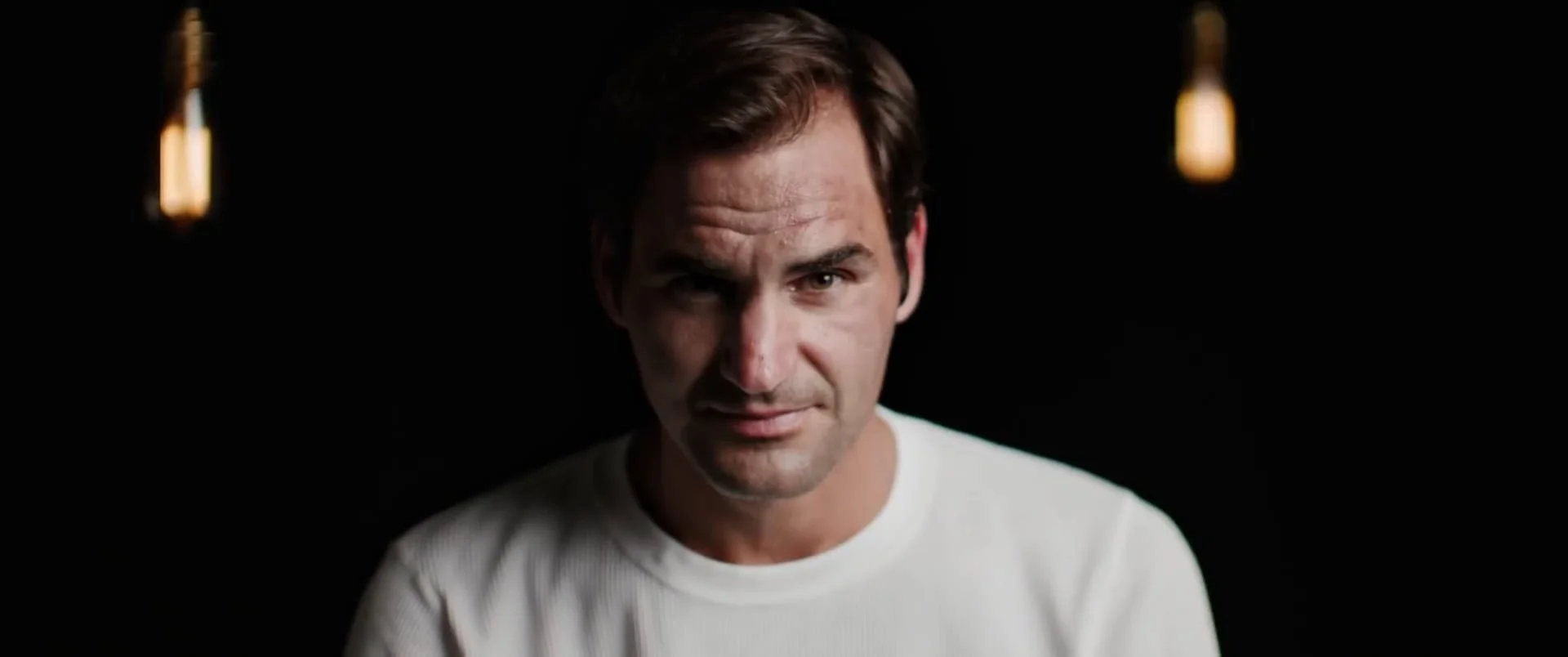 Still from BecomingX film featuring Roger Federer, edited by offline film editor Benjamin Lingard-Lane