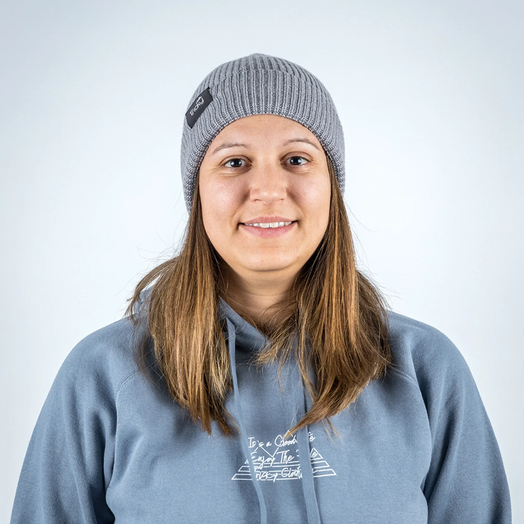 Tricky Lady Hoodie It`s a good life Mineral Grey