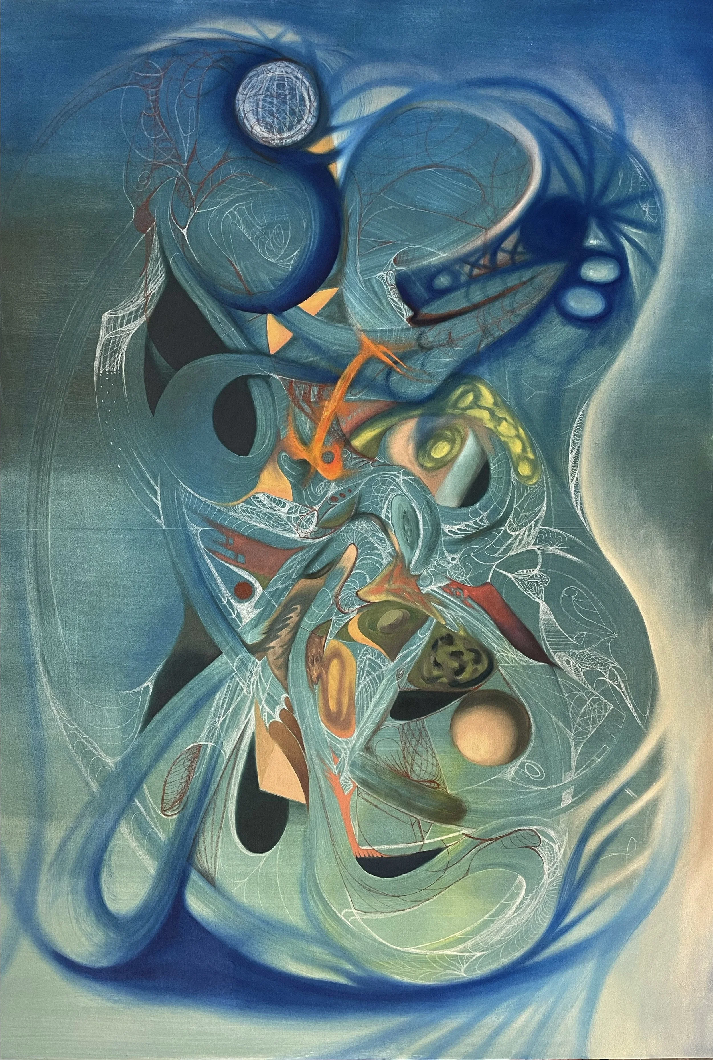 The Tao of Blue・ 60” x 72” ・ oil on canvas