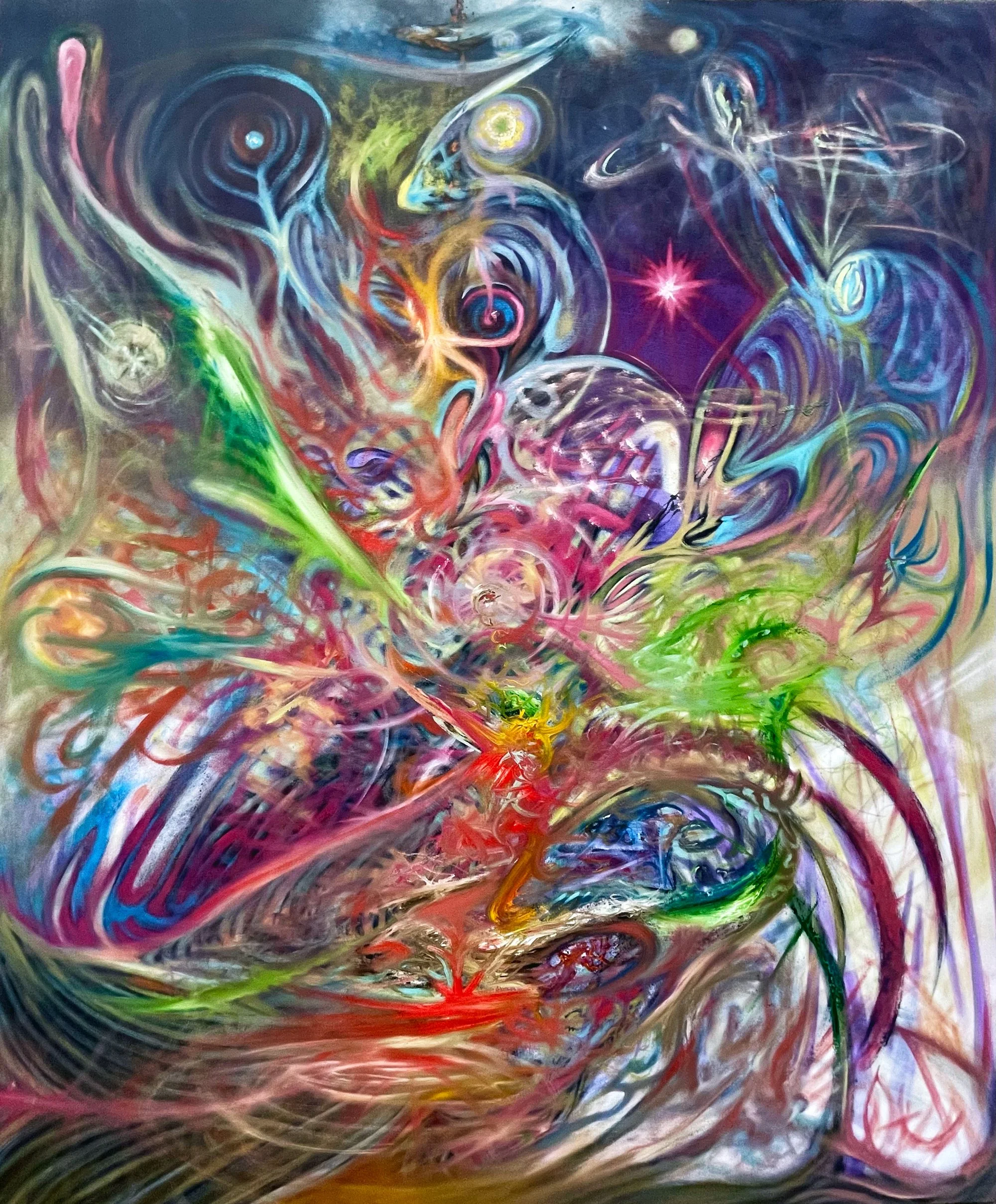 æthereal love ・ 64” x 72” ・ oil on canvas