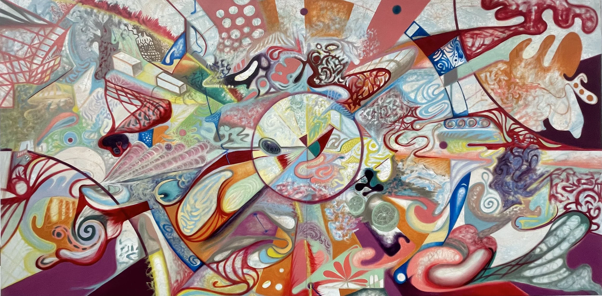 Song of the Spheres ・ 96” x 48” ・ oil on canvas