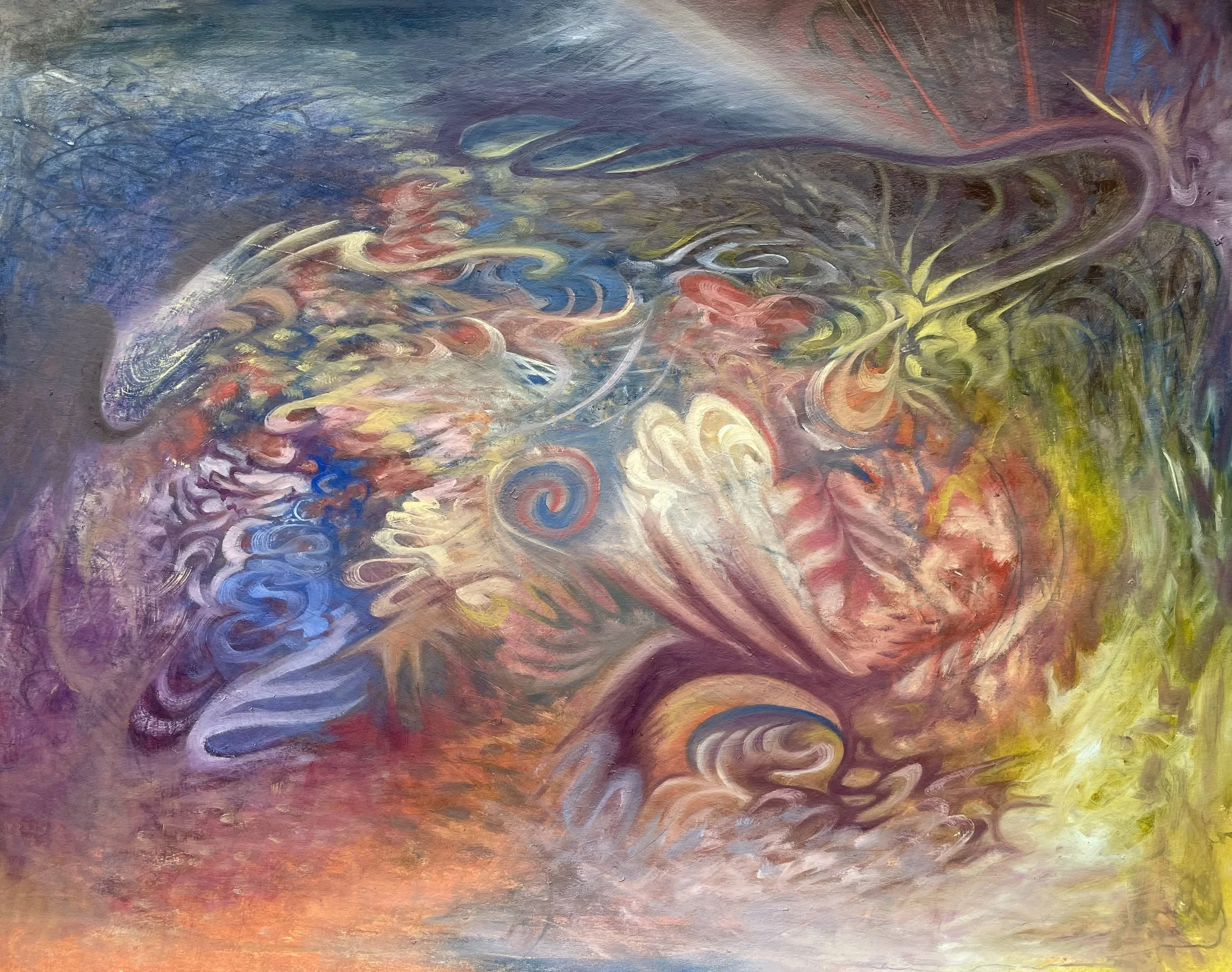 Dream Land ・ 30” x 22” ・ oil on paper