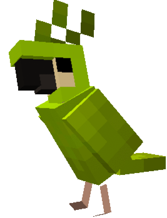 Minecraft bird dancing