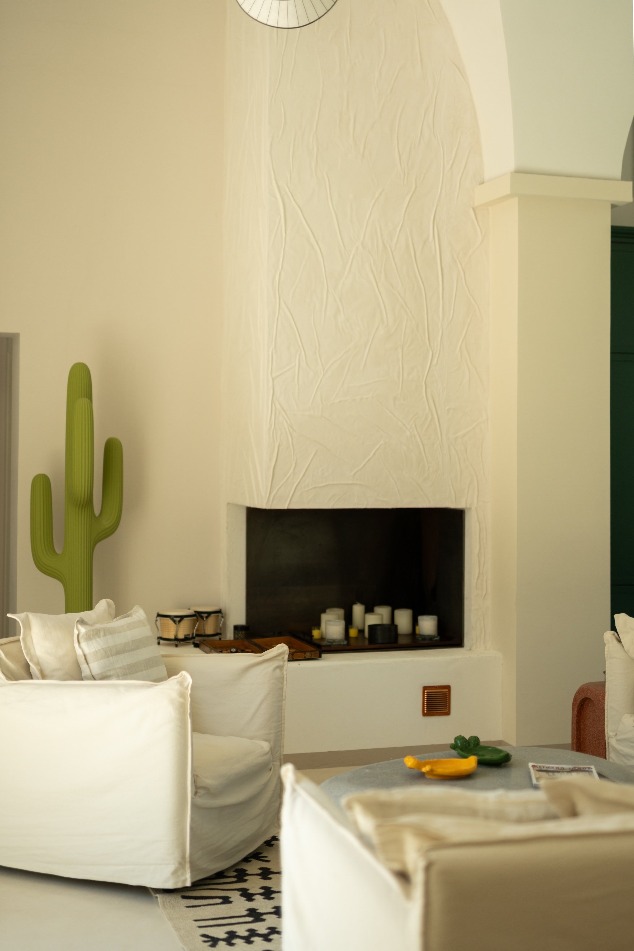 Living Room with Fireplace