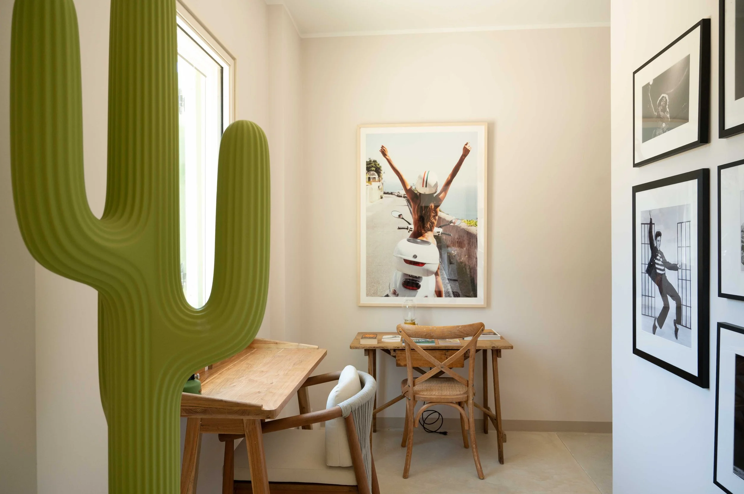 Office desk area