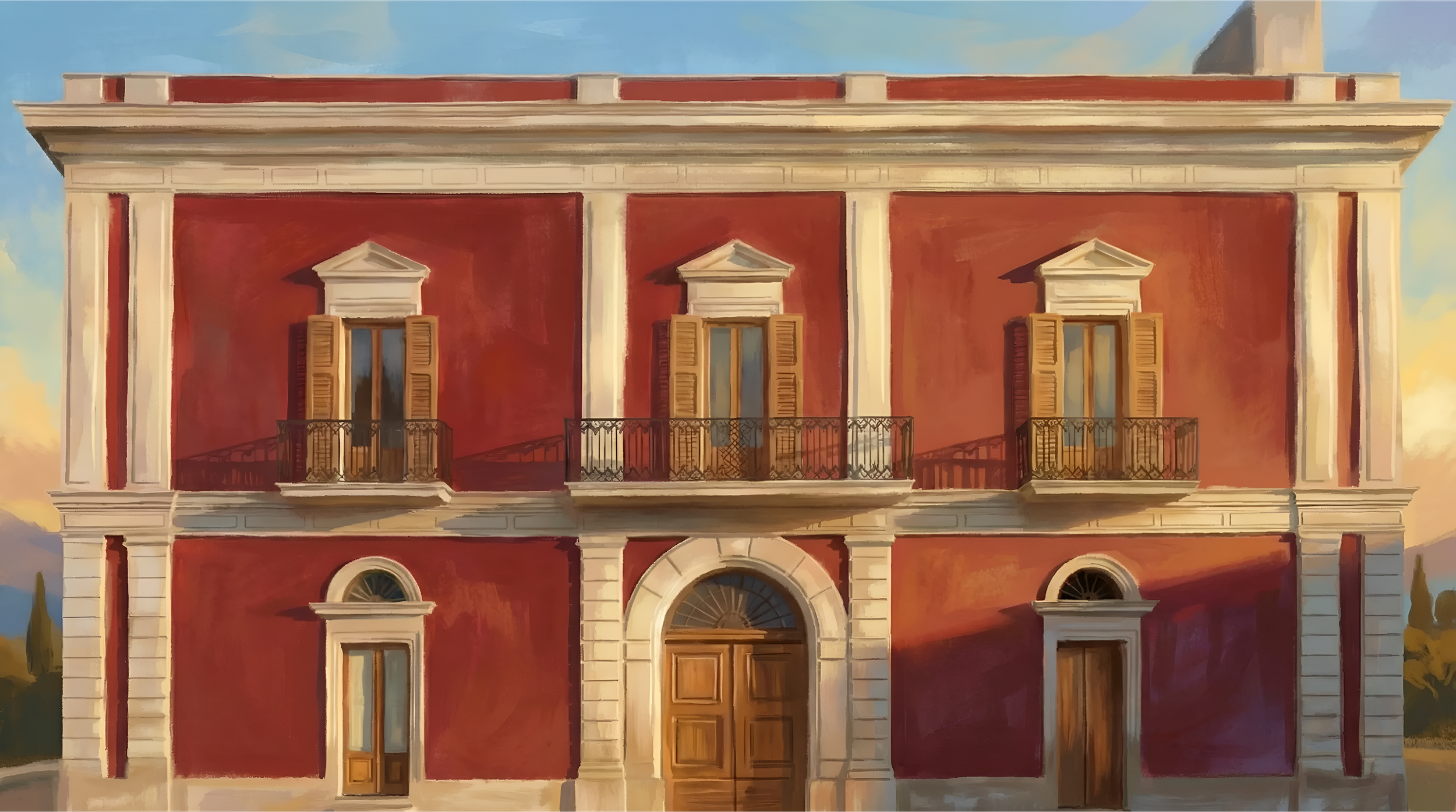 Illustration of Palazzo Valide Galatone, Puglia