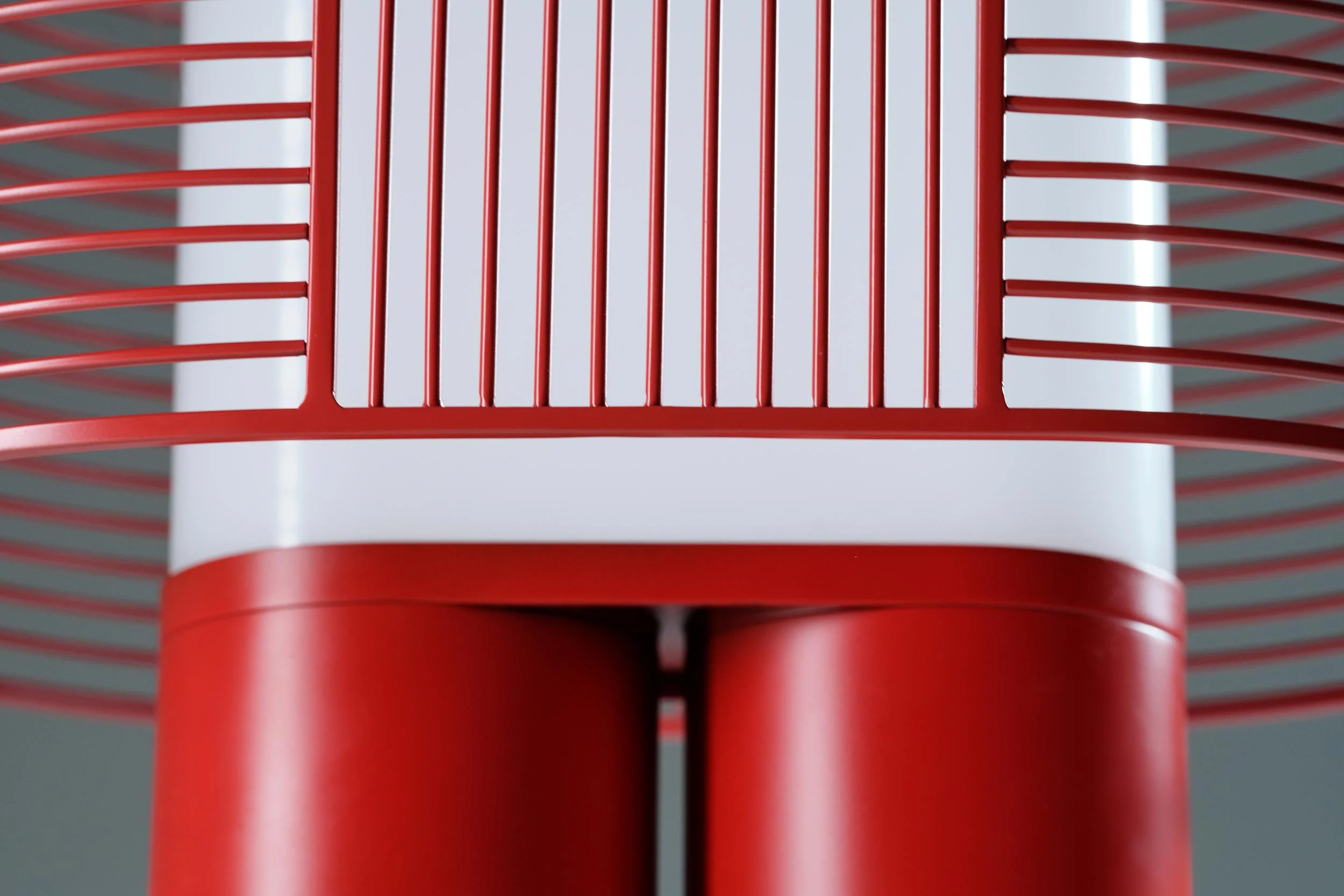 Detail of the wire lampshade