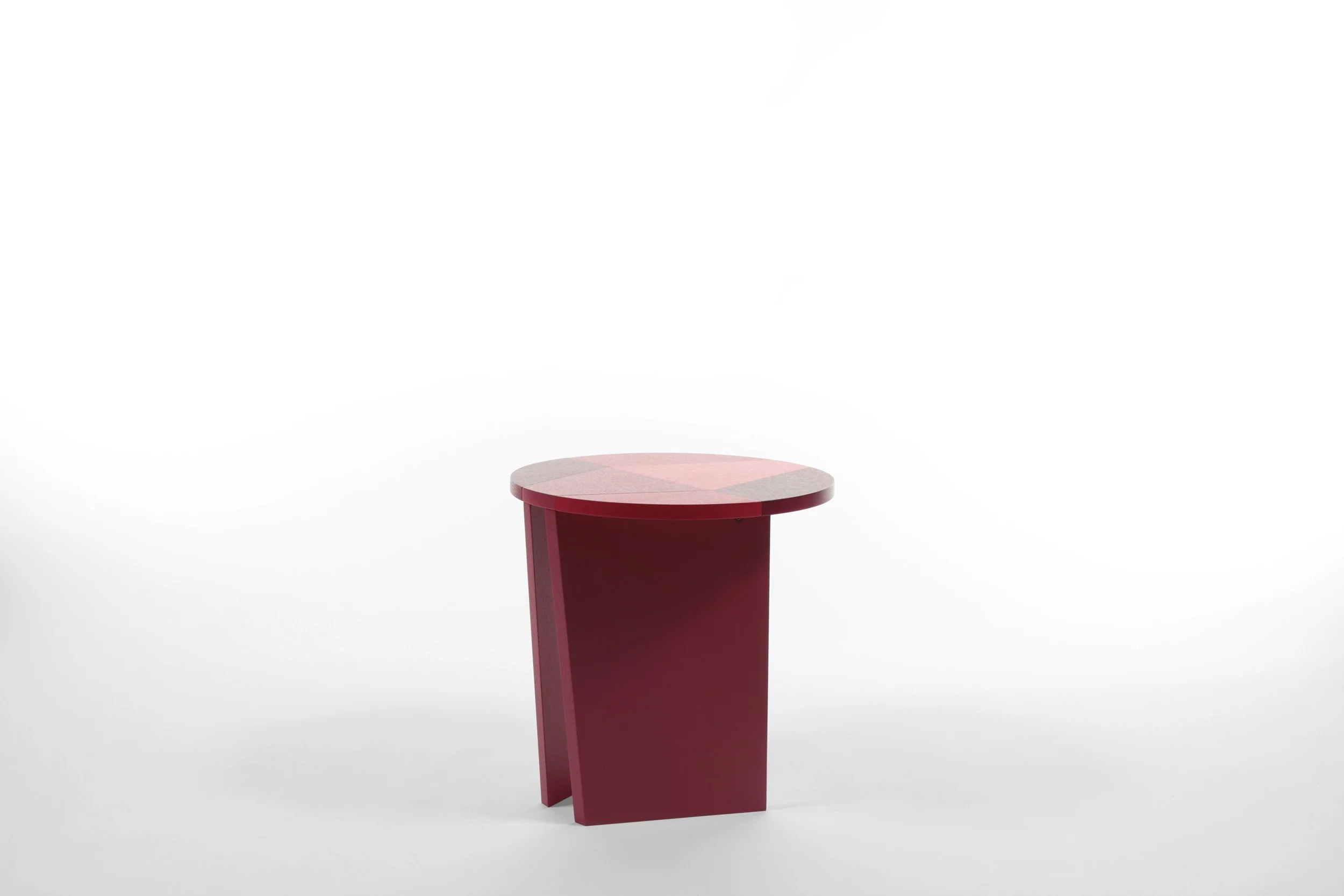Back view of the high coffee table