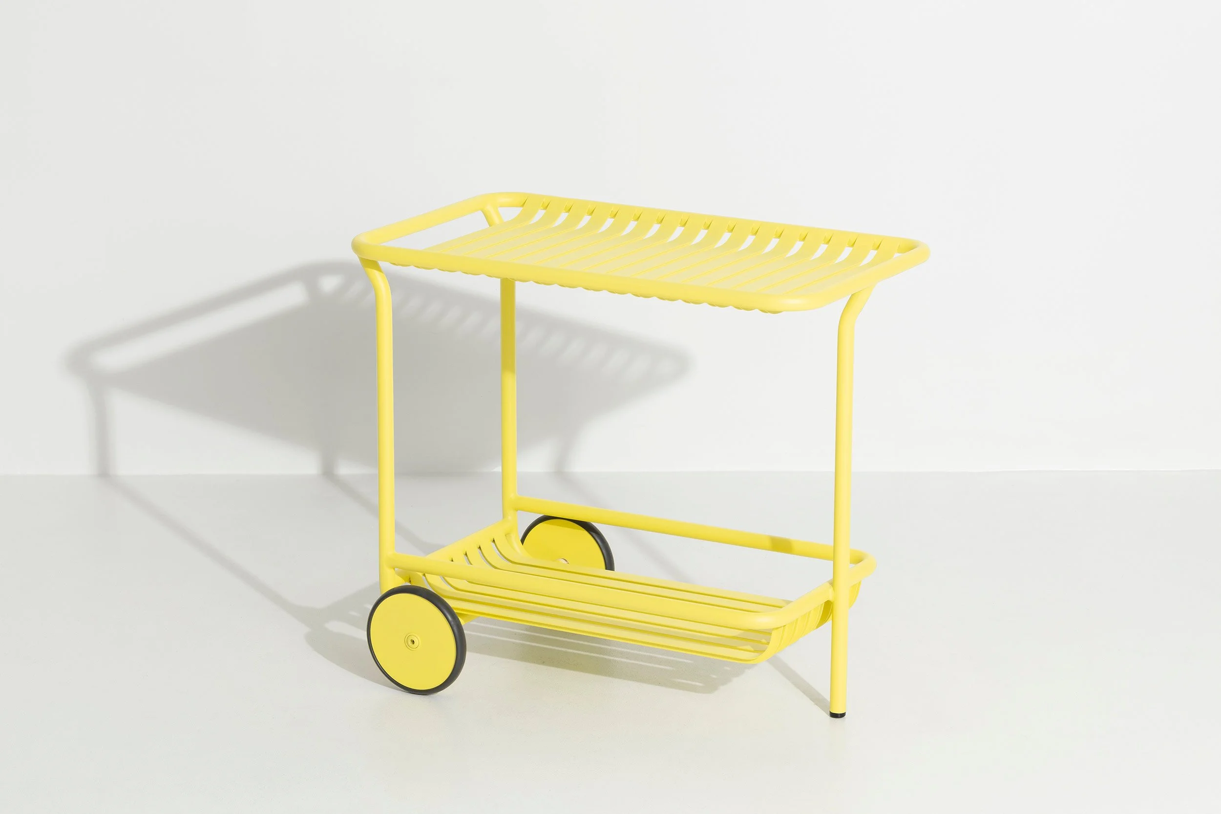 Trolley from Week-end aluminium outdoor collection for Petite Friture