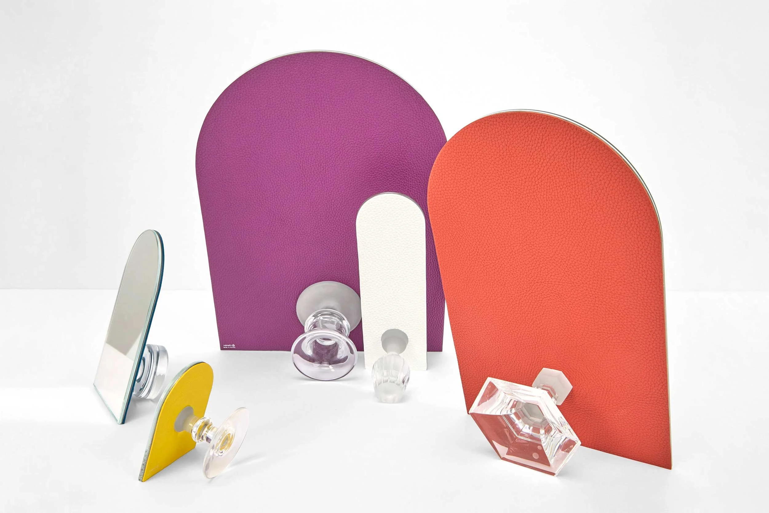 Table mirrors made with Saint-Louis cristal parts