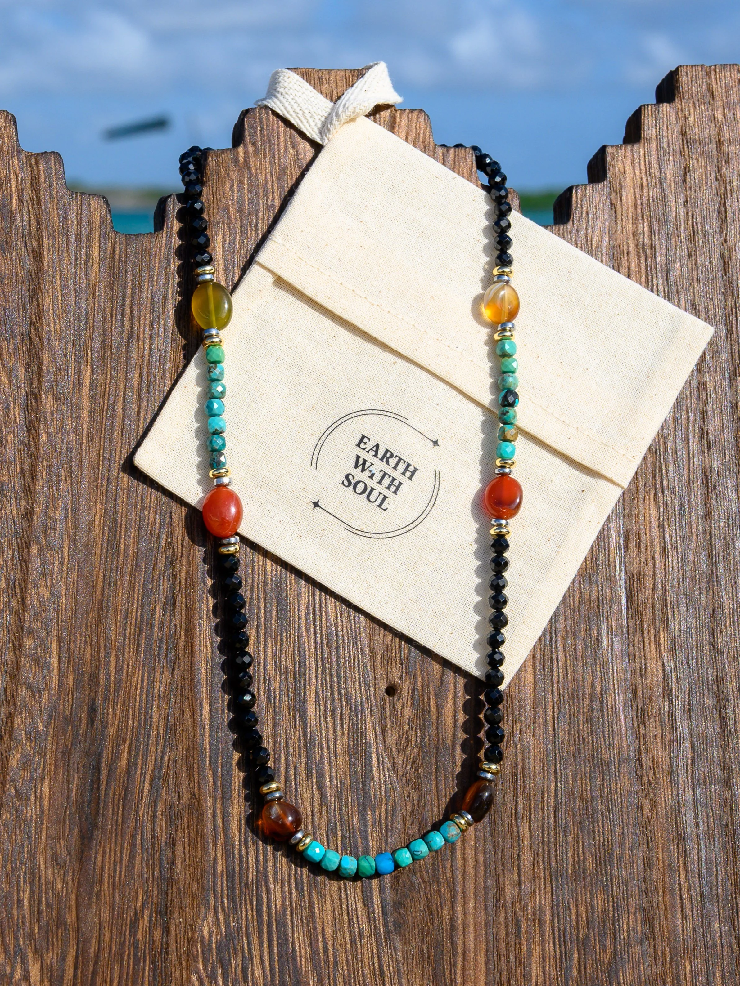 NR. 41 Black Tourmaline*Turquoise*Mixed Gems