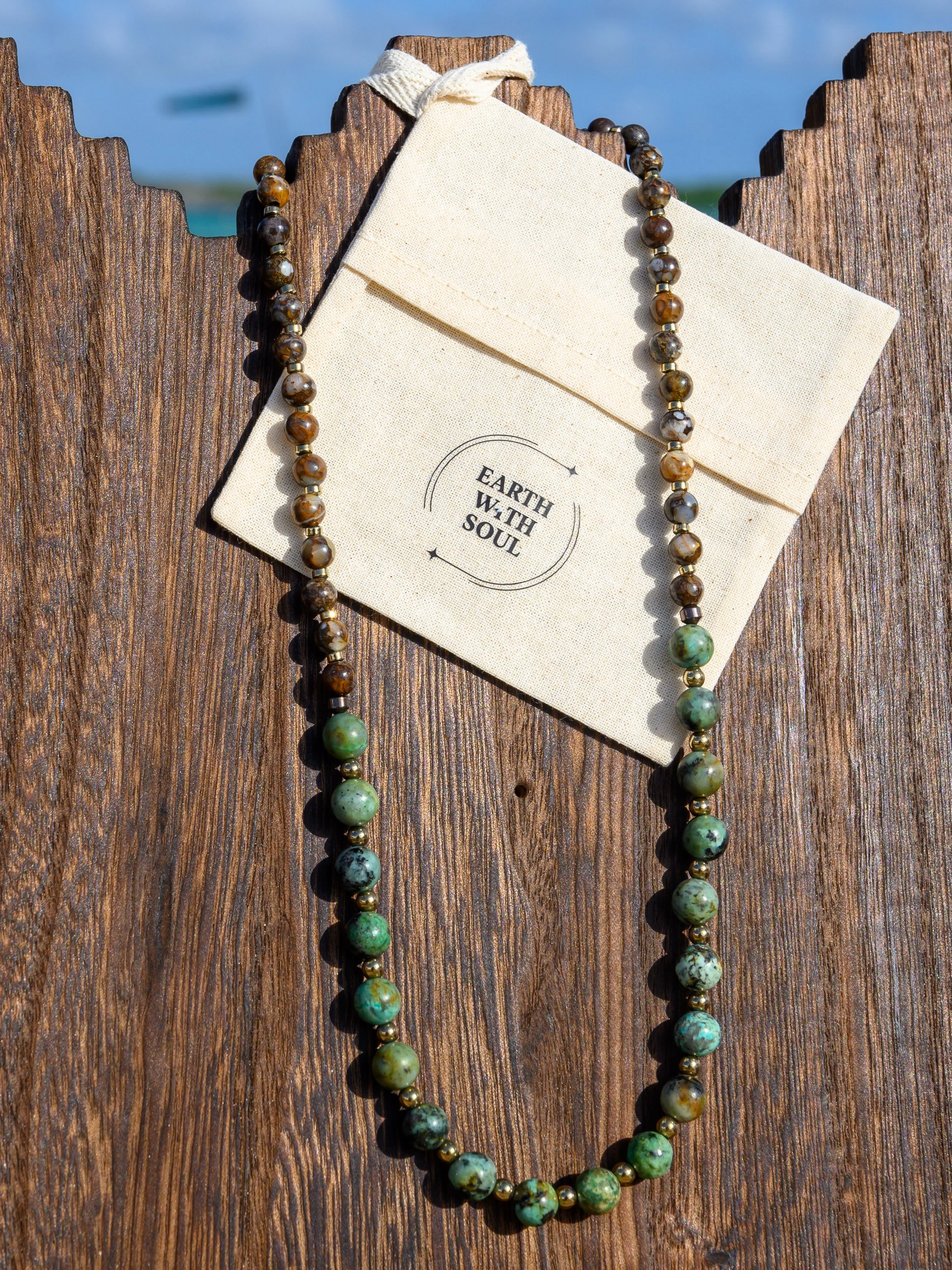 NR. 25 
African Turquoise*Fire Lace Opal