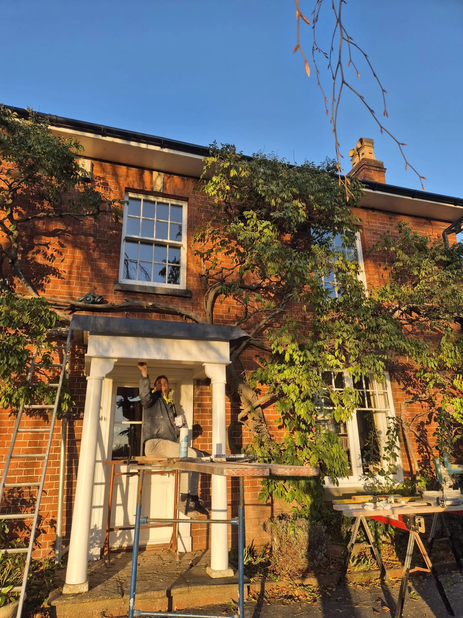 75 year old porch rebuild