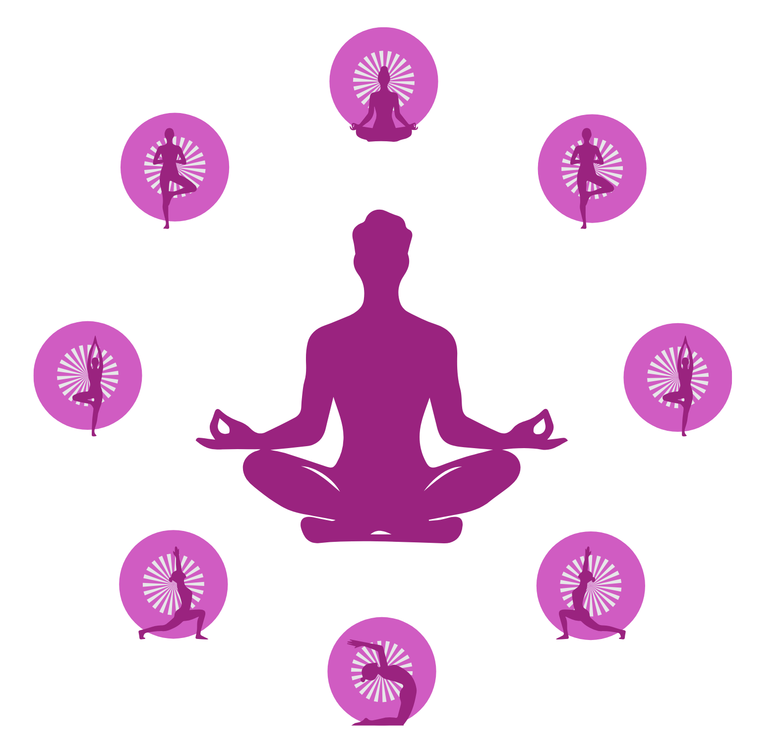 Crown Chakra Yoga Image