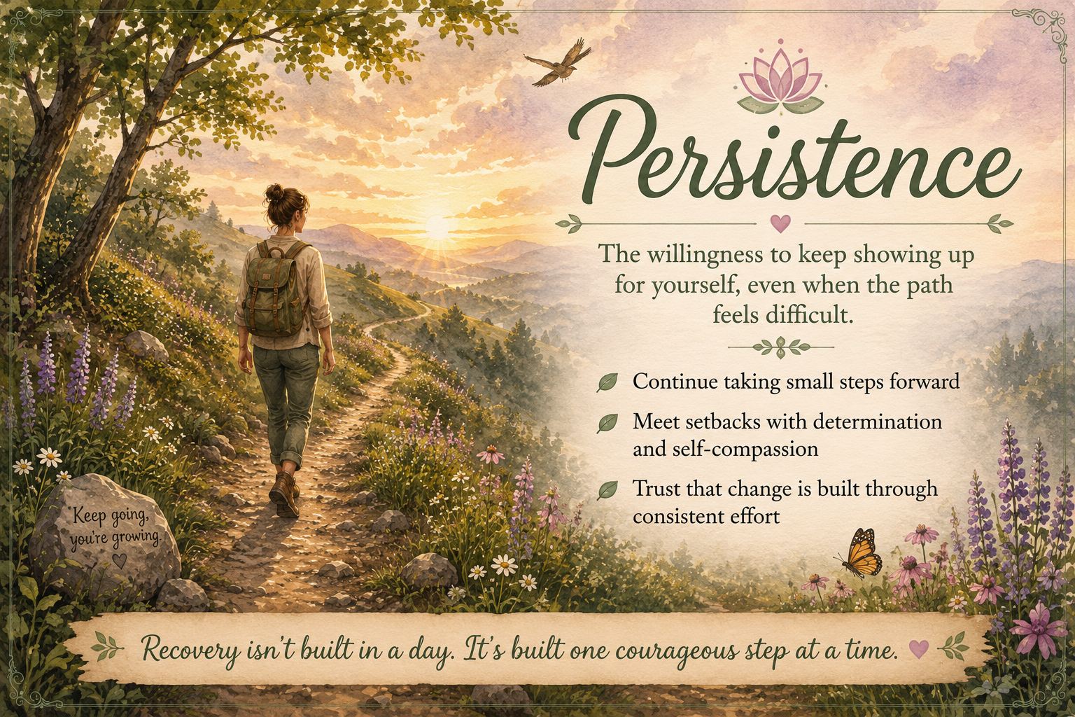 Image describing the qualities of persistence in IFS
