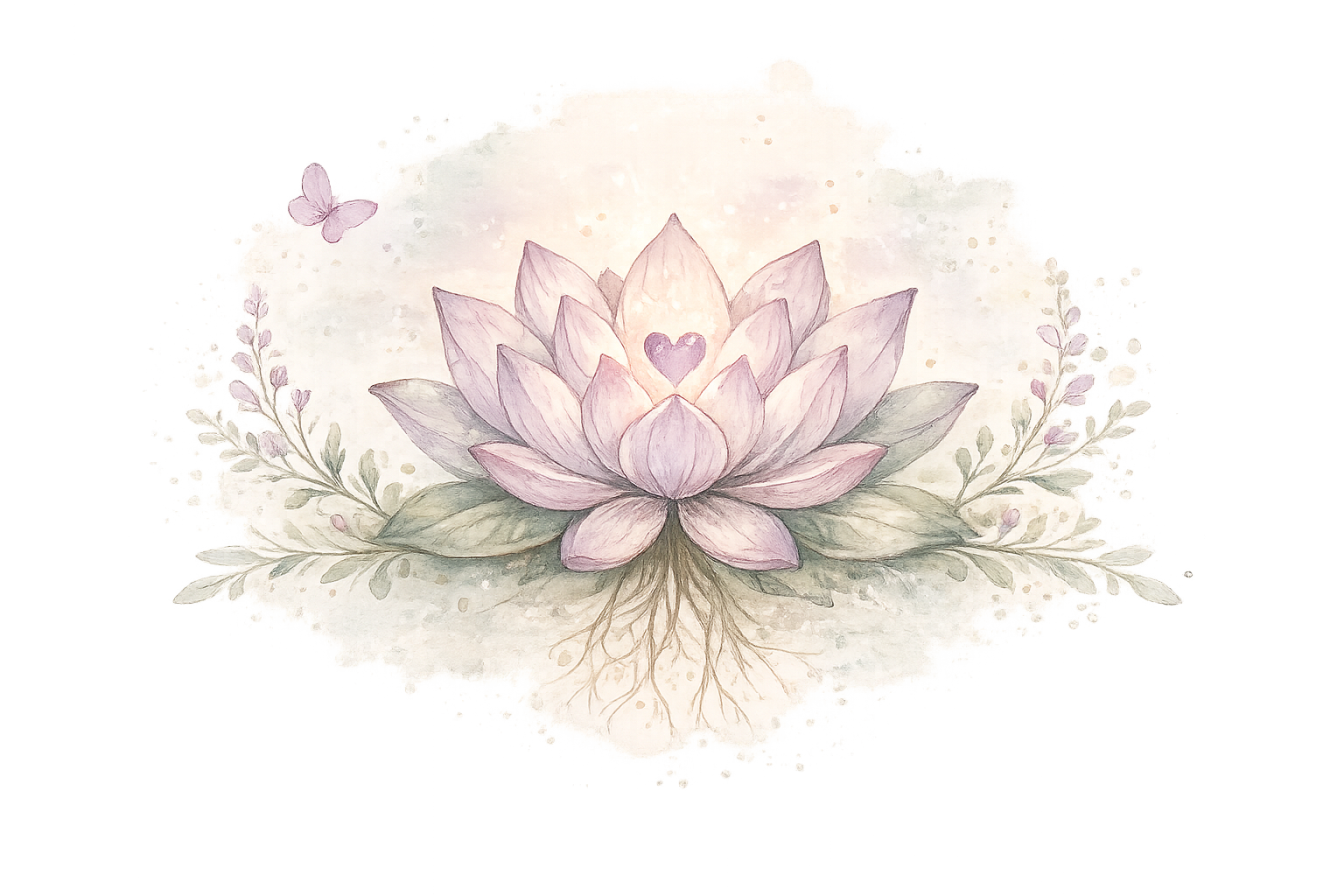 Watercolour Lotus Image