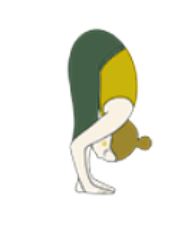 Cartoon character with long green hair, yellow shirt, and blue pants sitting on a toilet with a roll of toilet paper.