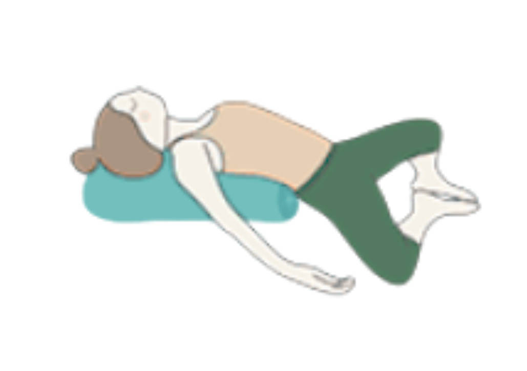 Reclined Butterfly pose