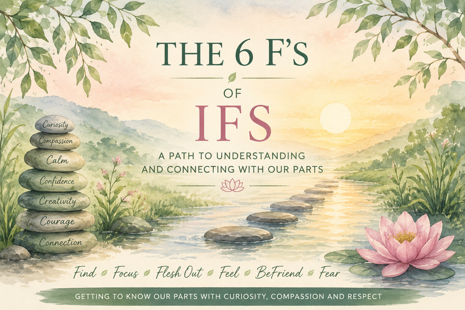 The 6 F's of IFS Title graphic