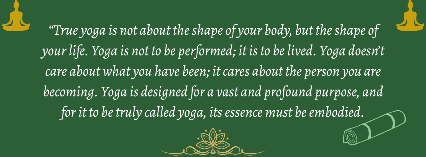 Yoga quote image