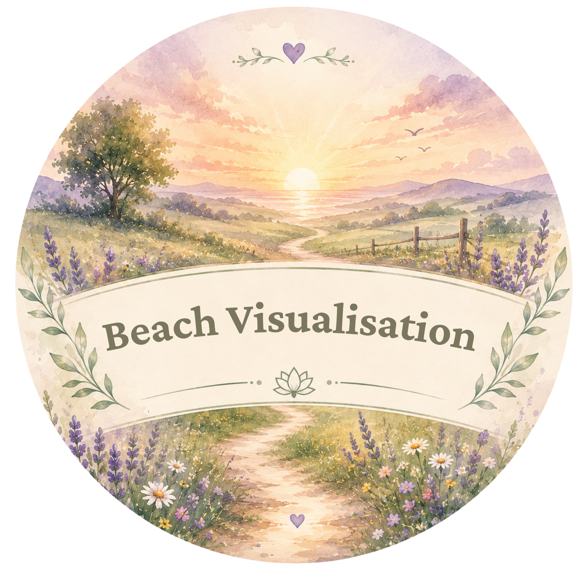Sunrise meditatation Image