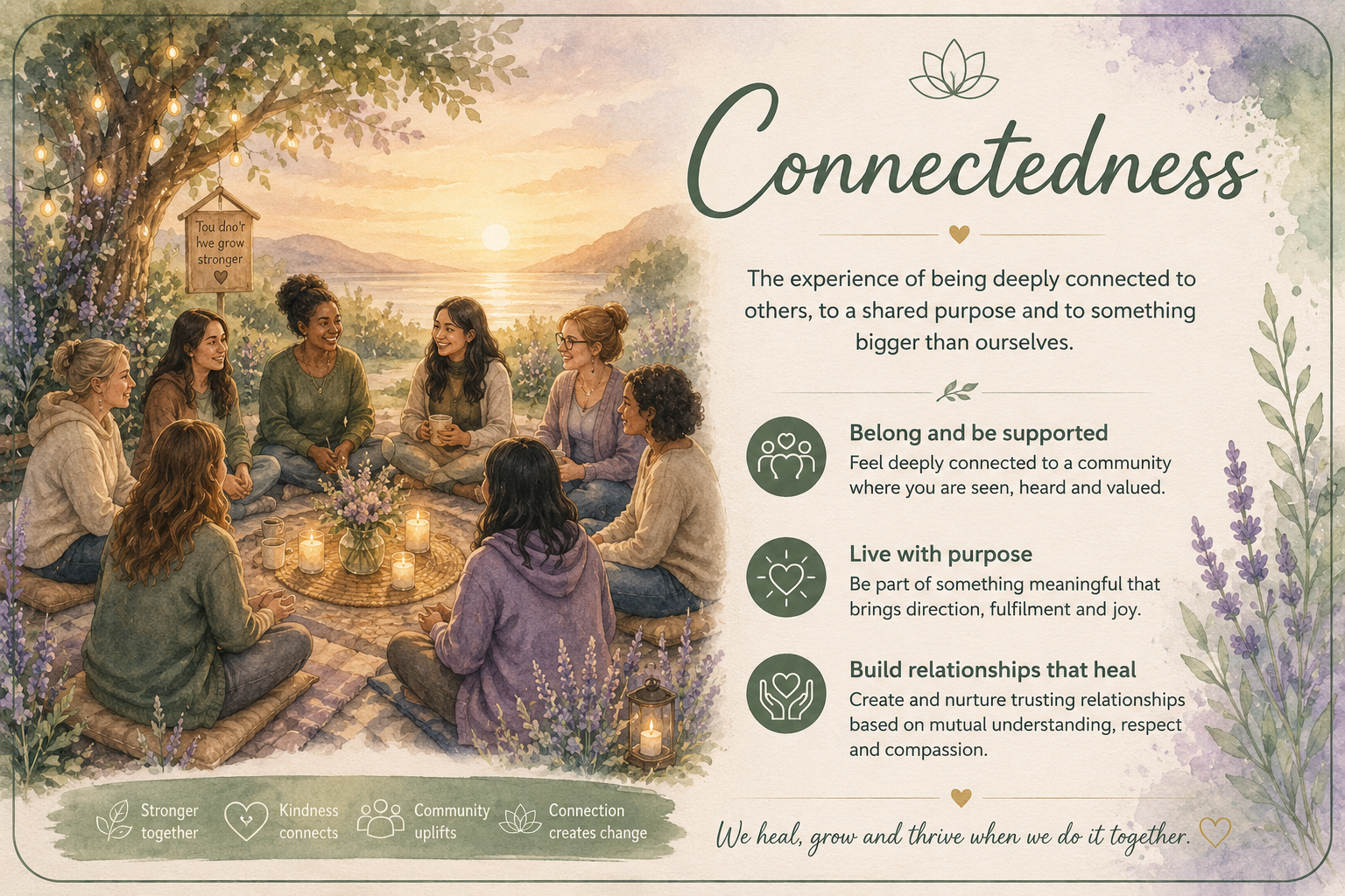 Image describing the qualities of connection