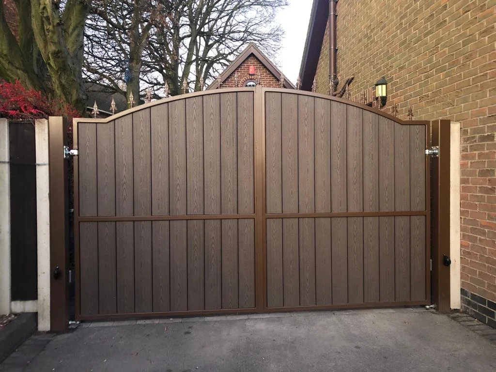 Gemfabs bespoke wrought iron and aluminium gates designed and installed in Nottingham