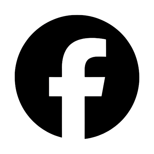 Facebook logo, a lowercase 'f' in a circle
