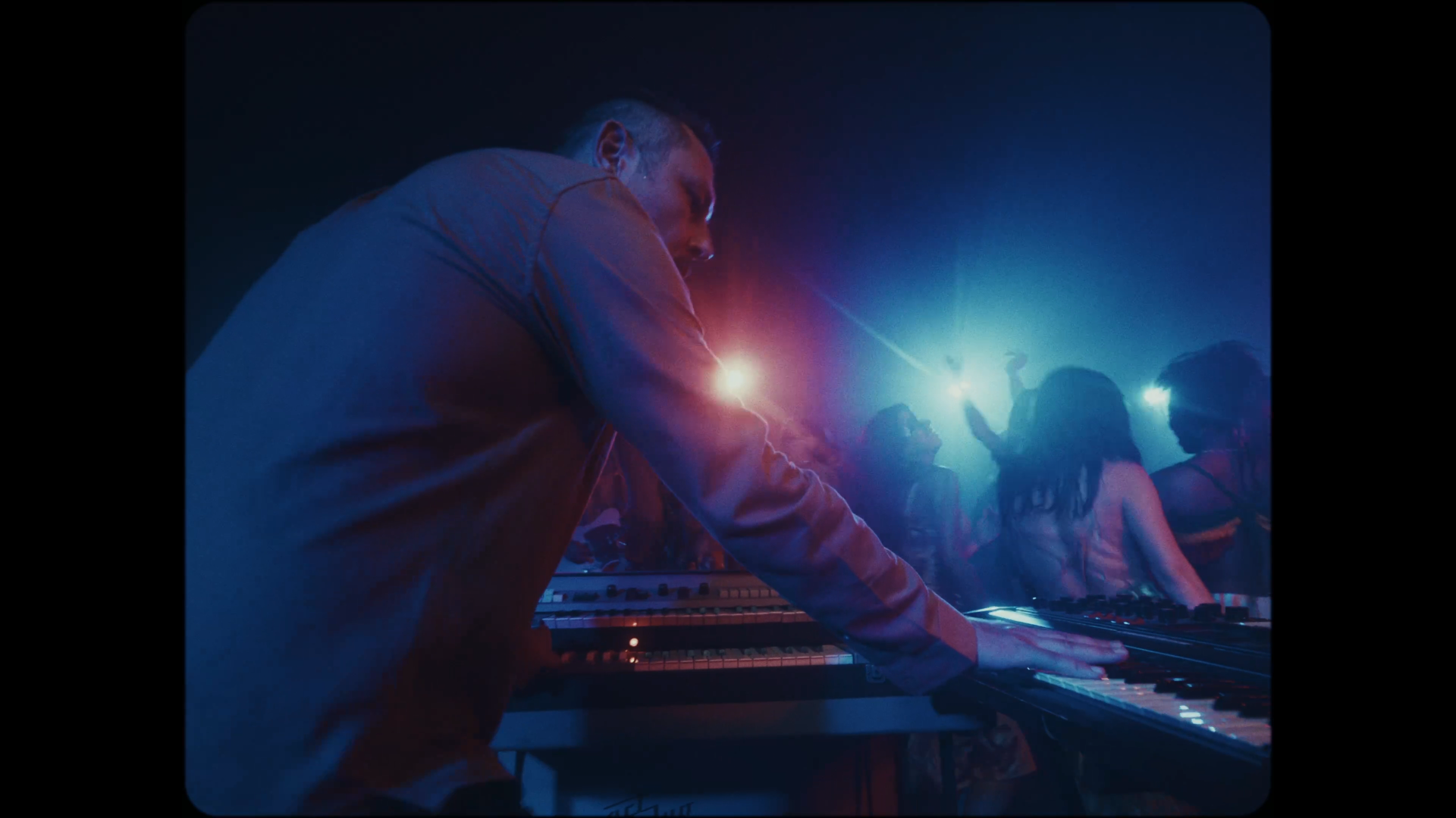 latinas musicians live blue lights aesthetic