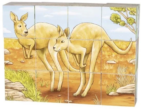 GOKI Blokkenpuzzel - Australische Dieren 003.jpg