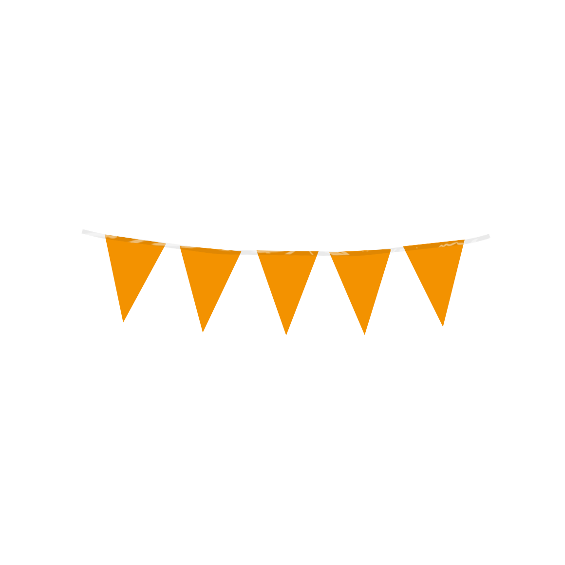 Mini Oranje vlaggen - direct leverbaar - 3 meter - WK 2026