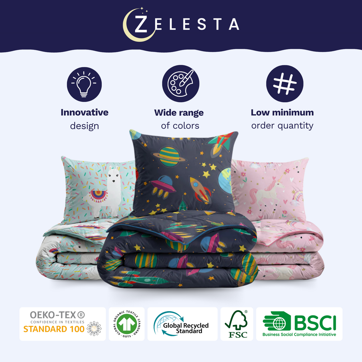 Zelesta Kiddybed - Rainbow Unicorn 02.png