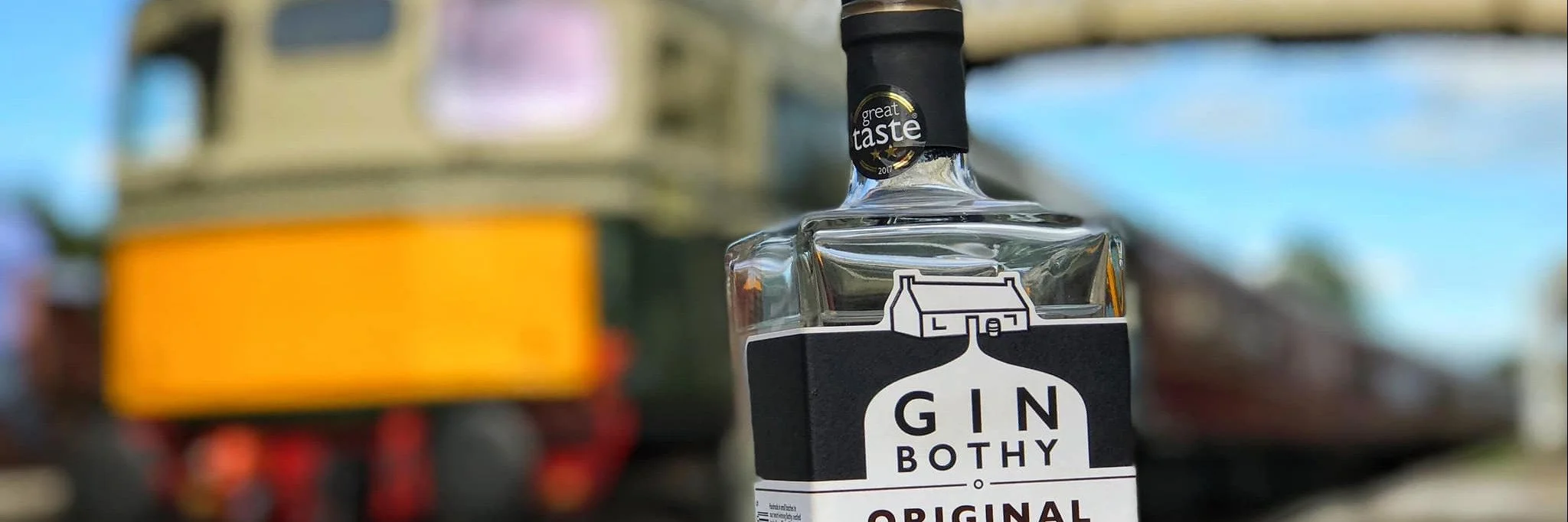 Gin Bothy Bottle at Caledonian Railway