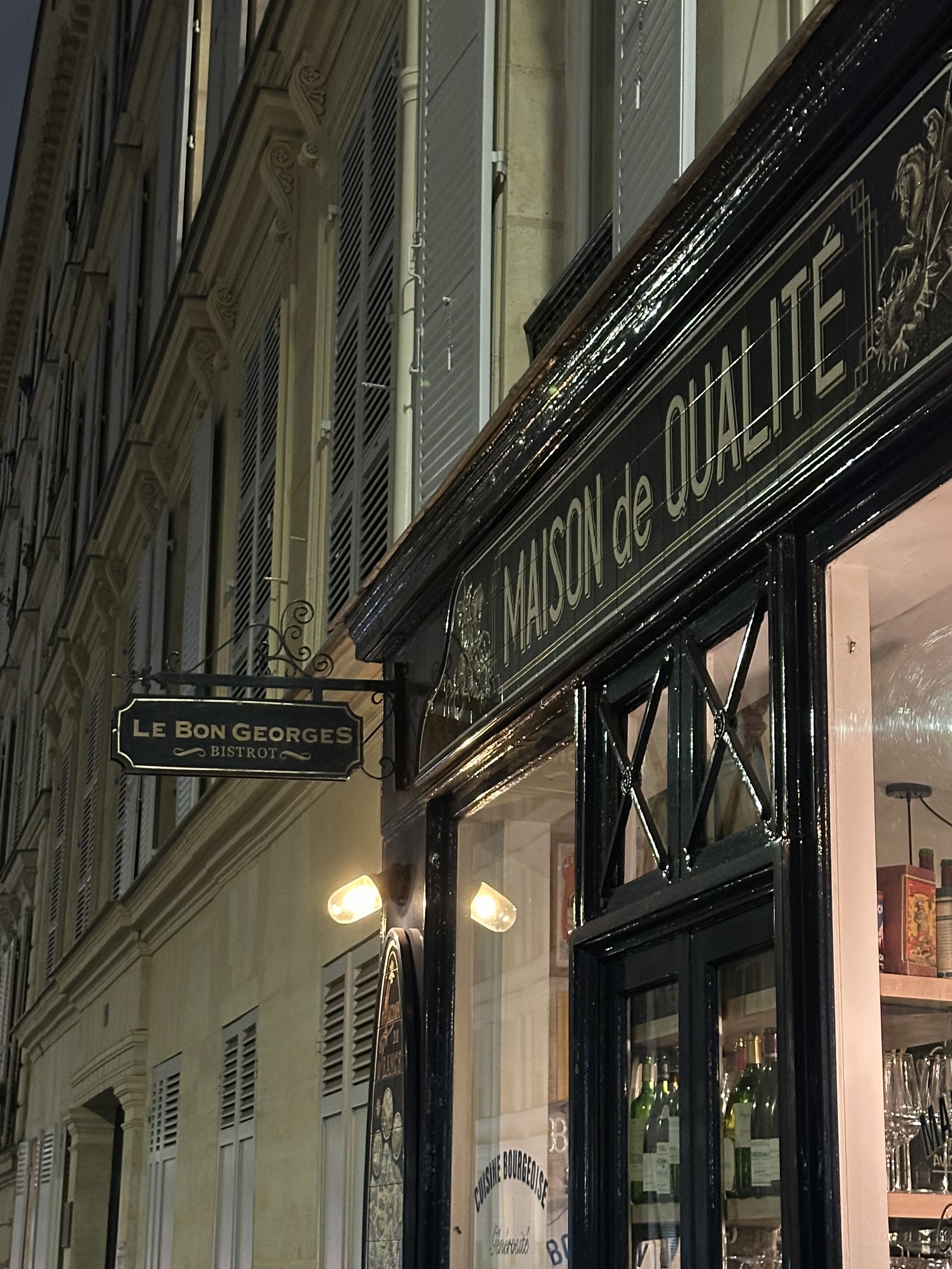 Le Bon Georges restaurant Paris