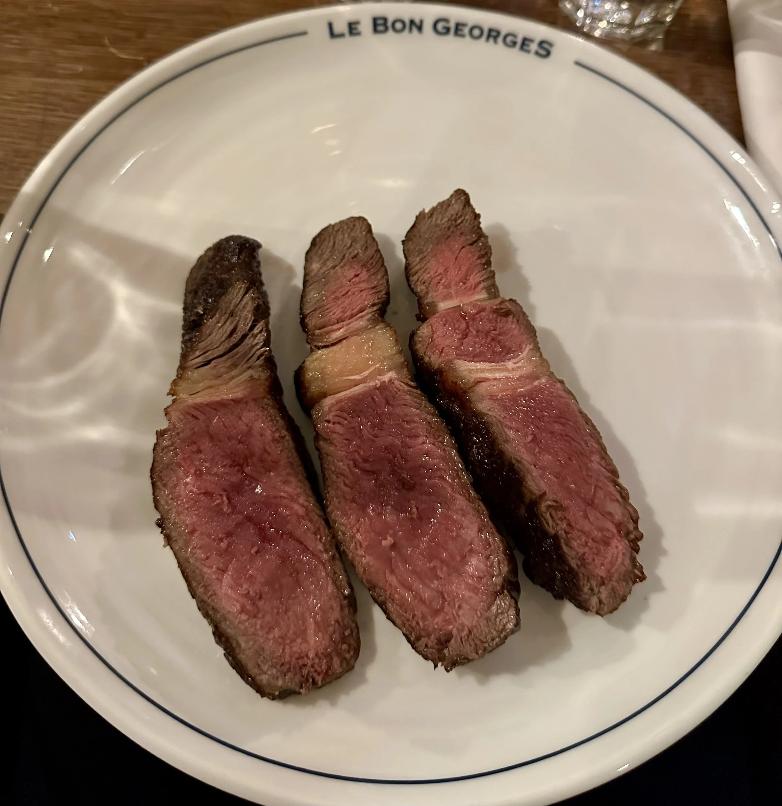 Steak at Le Bon Georges