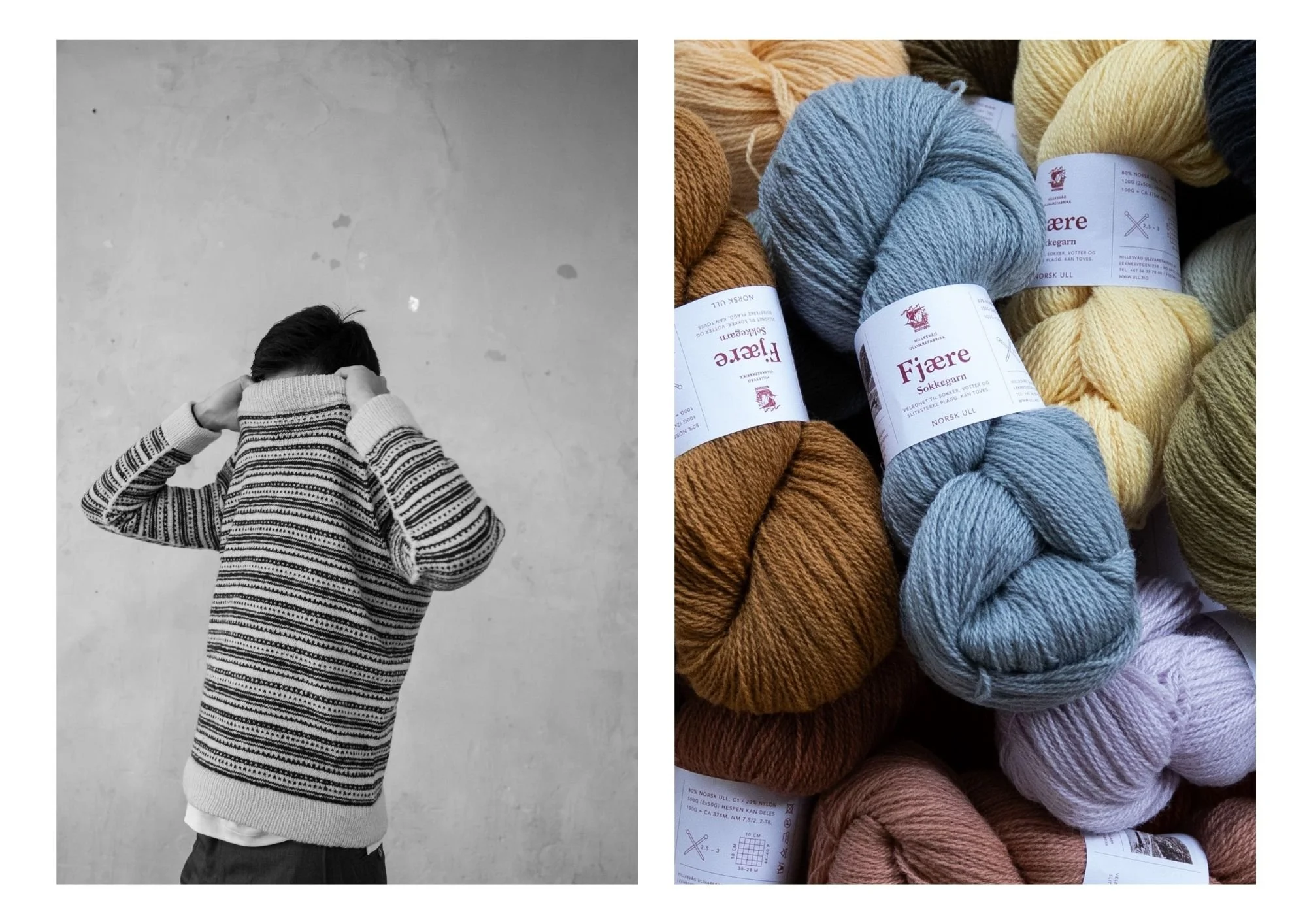 Hillesvåg Ullvarefabrikk x Augustin DK Campaign AW 2024