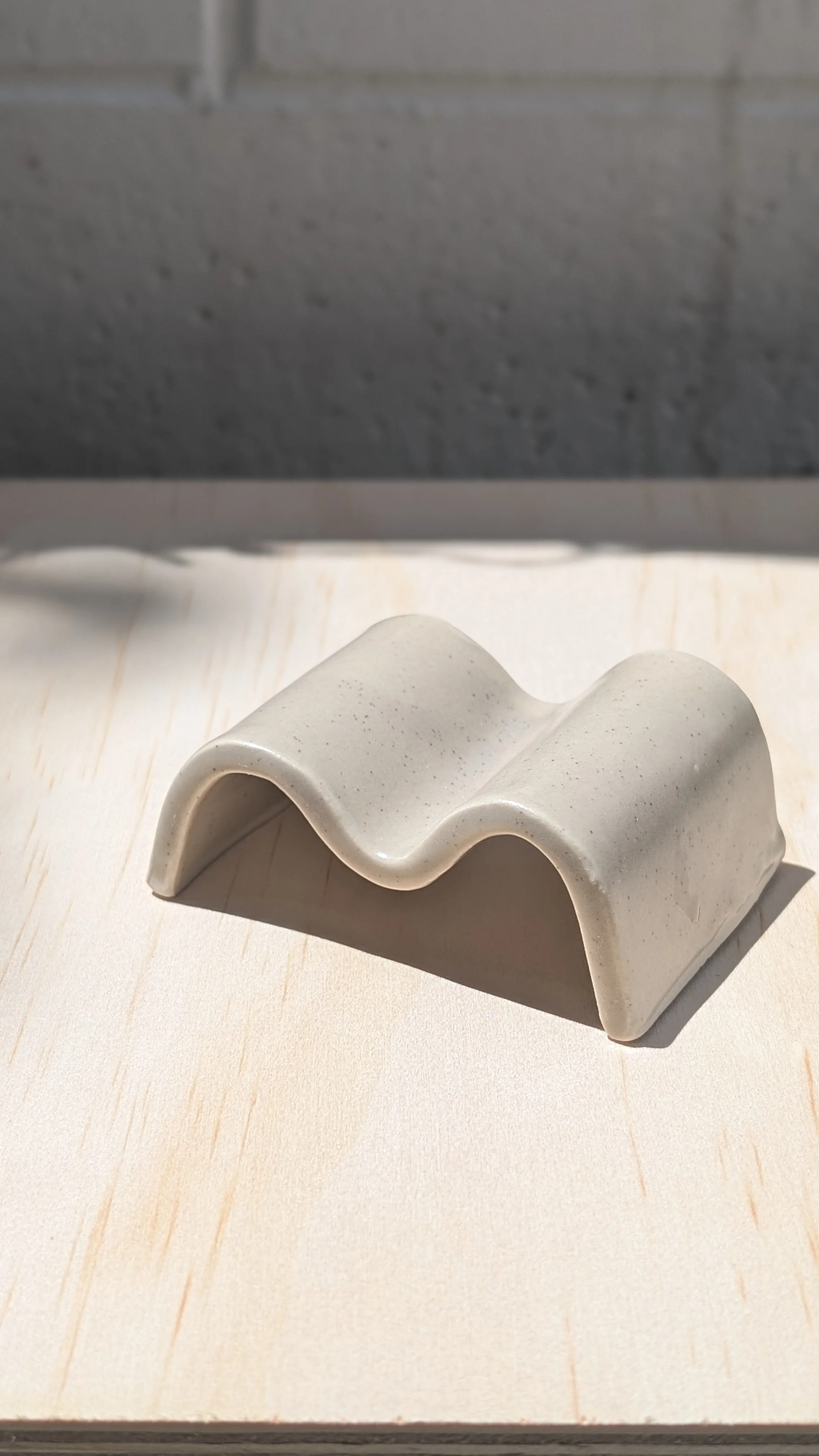 Matte Speckled Beige - Menstrual Cup Drying Rack  - Small - PREORDER