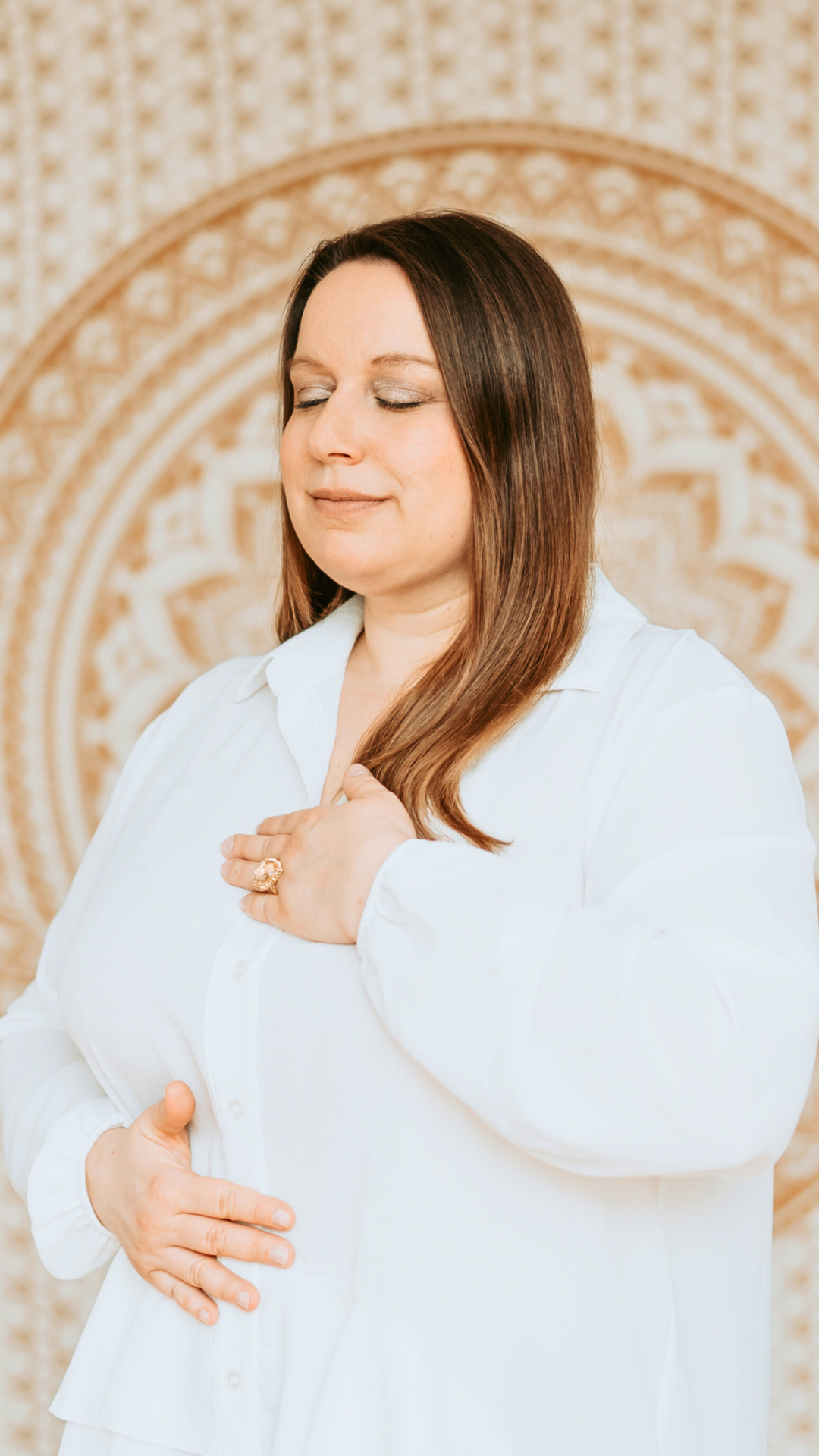 Doula Sonja Stadler in ihrer Geburtsvorbereitung.