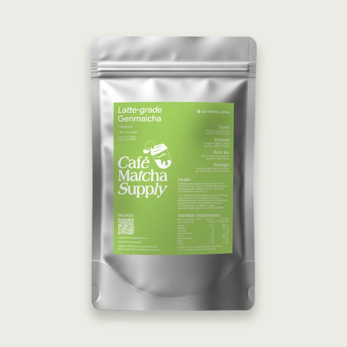 Latte-grade Genmaicha