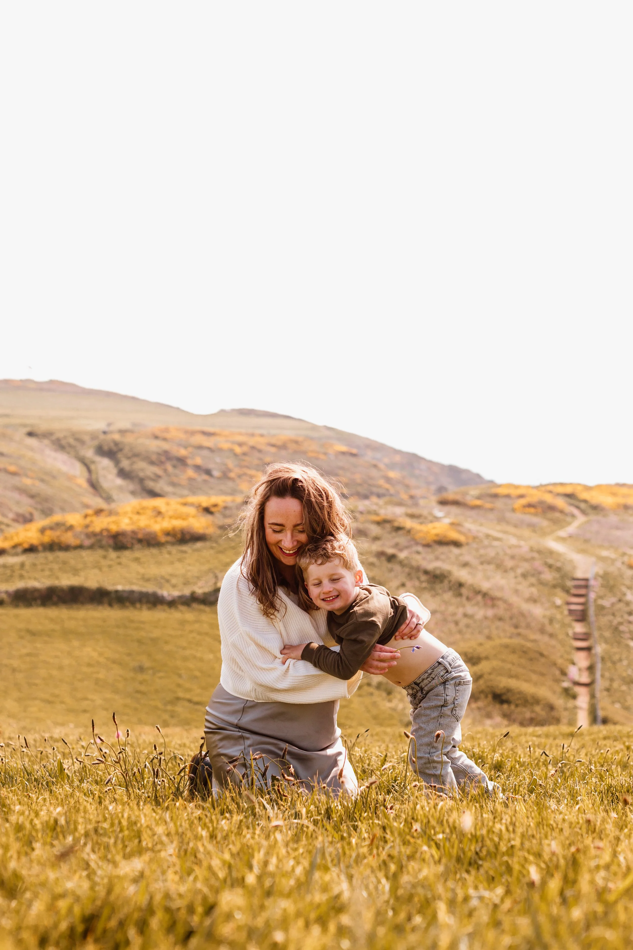 Candid family moments during a photography session in the GTA