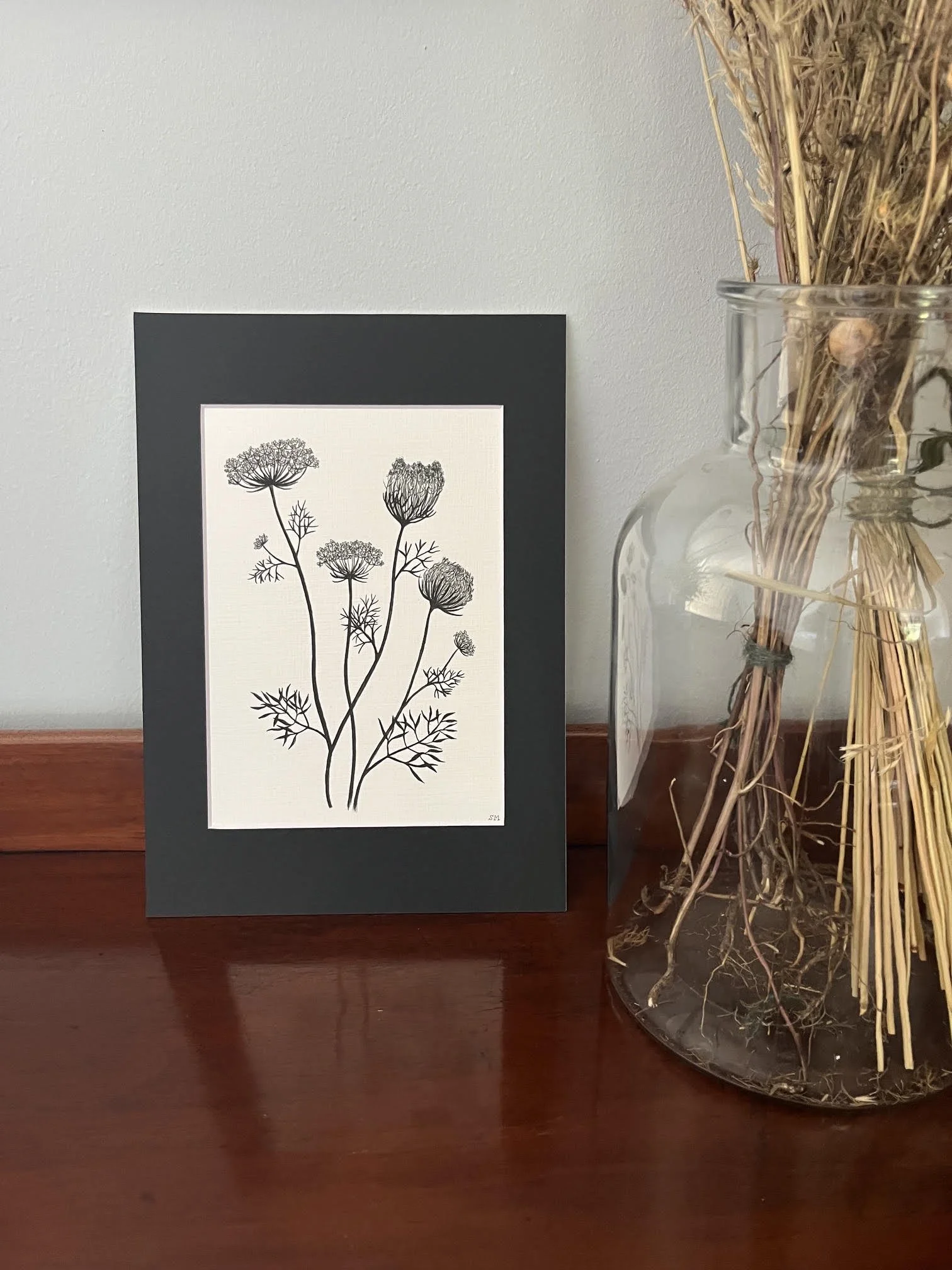 Queen Anne's Lace mounted print