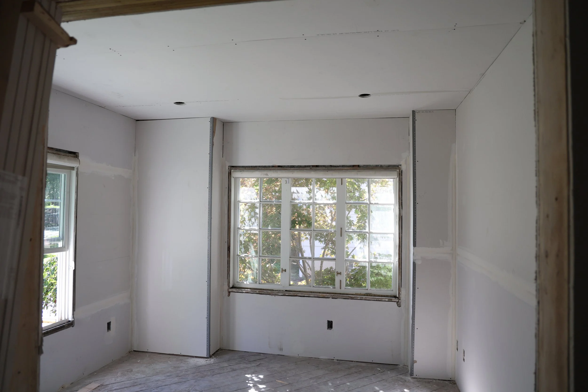 Drywall is in!